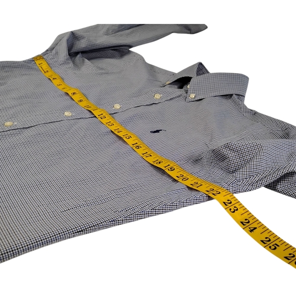 Ralph Lauren Men's Blue, White, and Black Checkered Shirt, Neck 15 32-33 - Picture 6 of 9